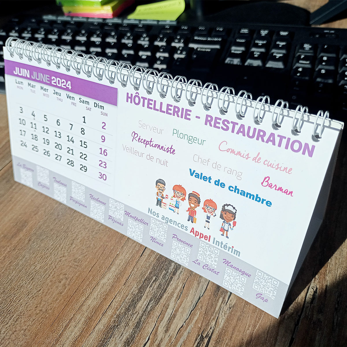 impression calendrier agenda montpellier