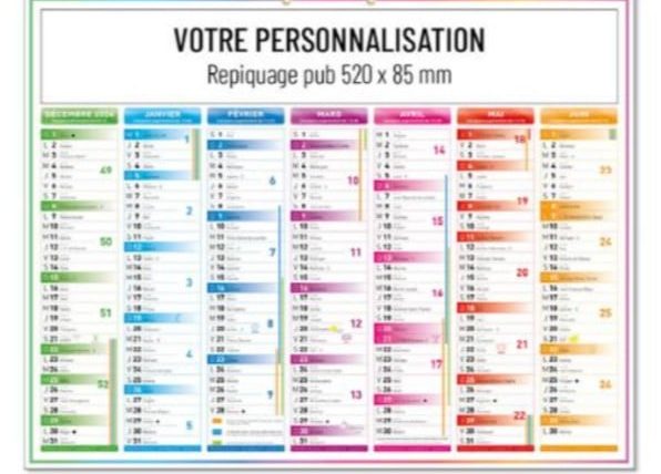 Impression de calendriers contrecollés à Montpellier